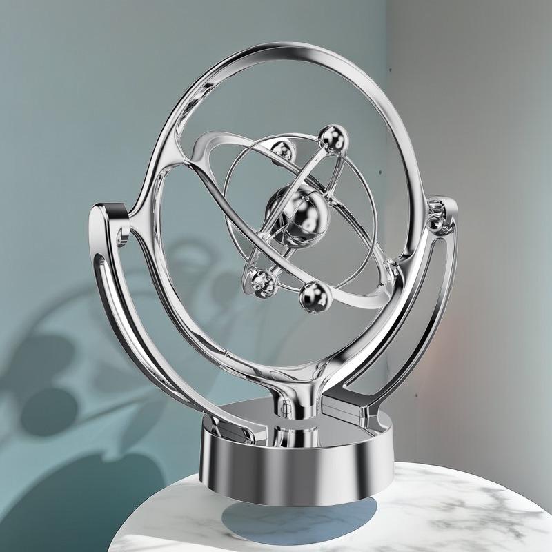 Newton Cradle Large - New Earth Kinetic Orbital Revolving Gadget