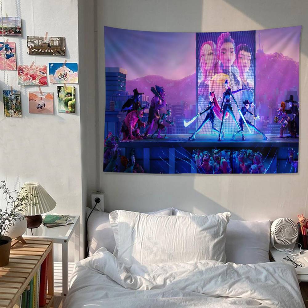 Science Hunter - Kpop D-Demon H-Hunters Chart Tapestry Art