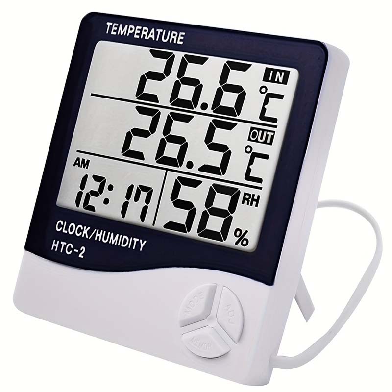 LCD Digital Thermometer Hygrom - Weather Station Indoor review and price