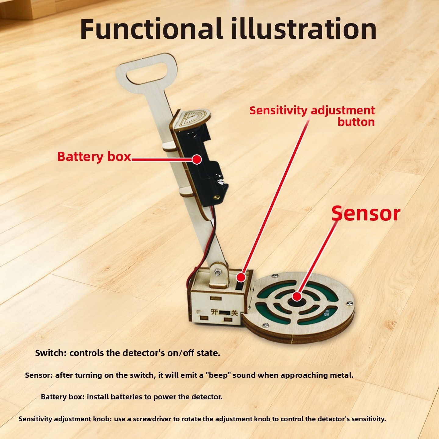 DIY Metal Detector Assembly Sc - Science Hobby Kit review and price