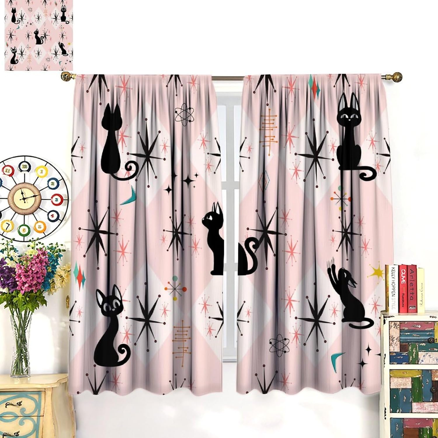 Cute Cat Science Geometric Pat - Science Nursery review and price