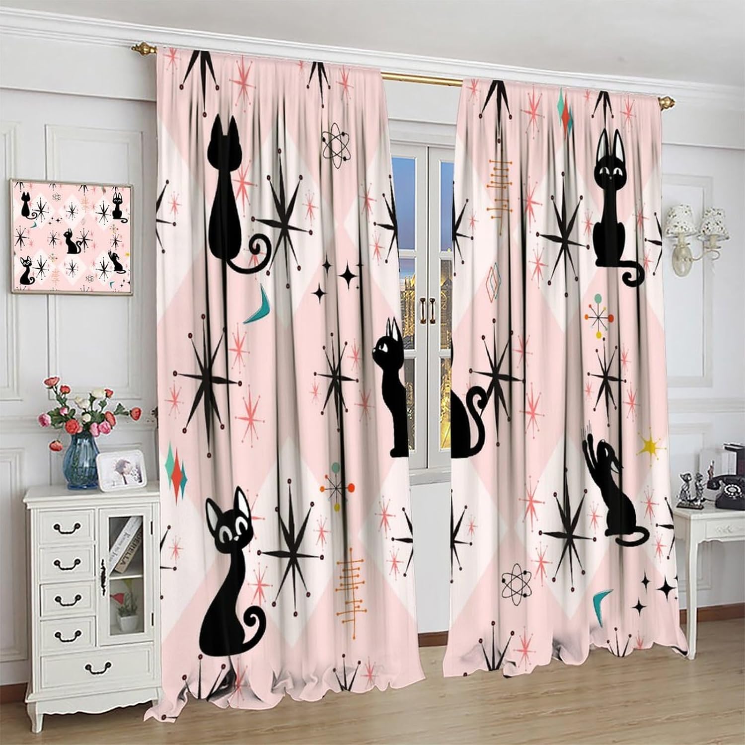 Cute Cat Science Geometric Pat - Science Nursery review and price